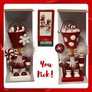 Kurt Adler Short Bucket Hat Soldier Wooden Hollywood Christmas Nutcracker 7 1/2"